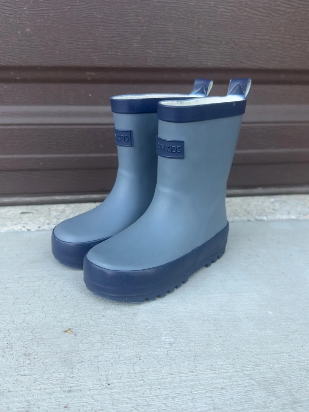 Cotton On Kids Blue Rain Boots Size 5/6